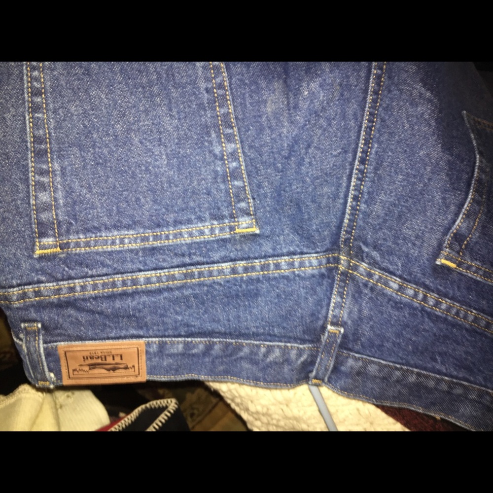 LL Bean flannel Lined Jeans